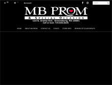 Tablet Screenshot of mbprom.com